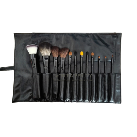 OEM Natural Hair 12PCS Cosmetic Brush Makeup Tools