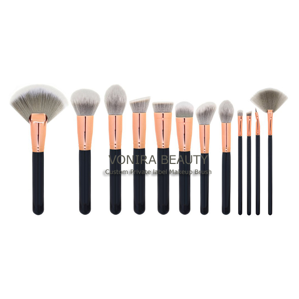 High Quality Brand Professional 12pcs Makeup Brush Set