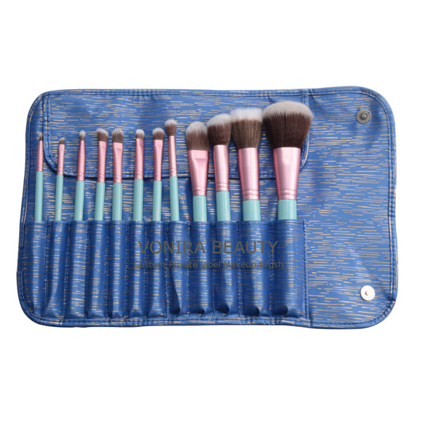 12Pcs Cosmetic Brush Set