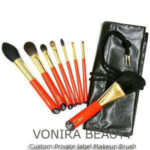 8pcs makeup brush kit