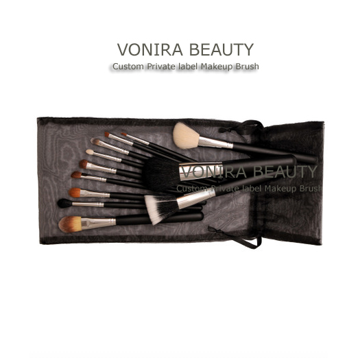 12PCS professional artist makeup brush set