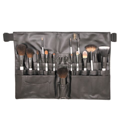 14PCS professional artist makeup brush set with apron belt
