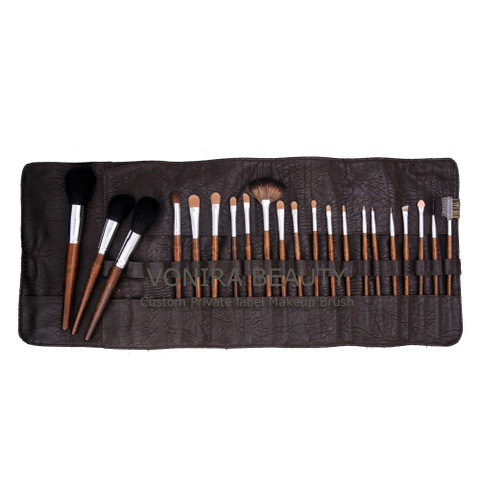Custom Private Label 21PCS Professional Makeup Brush Set With Cosmetic Bag