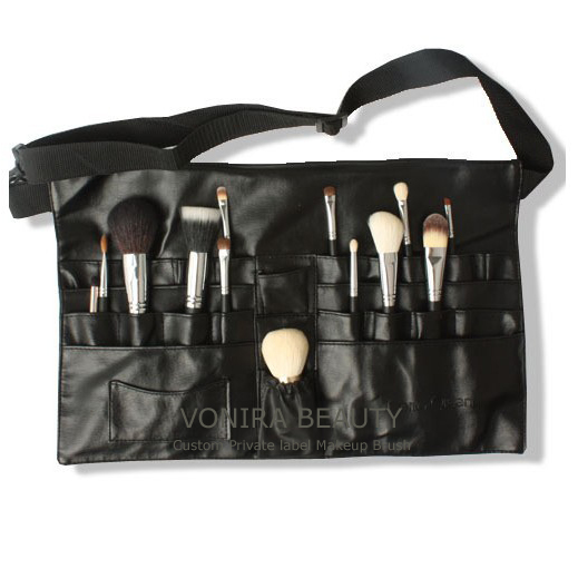 Custom OEM Cosmetic brush professional high-end brand Large Cosmetic Brush Fanny Pack Waist Bag