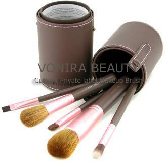 Custom OEM High quality 5pcs makeup brush set