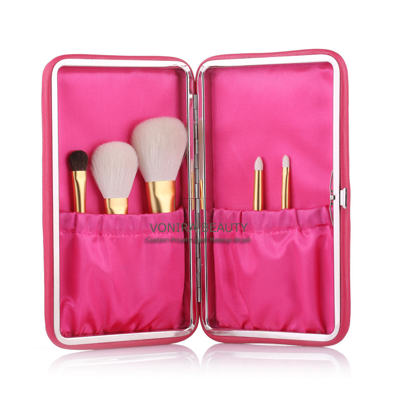 Vonira Pink Cosmetic Brush Set