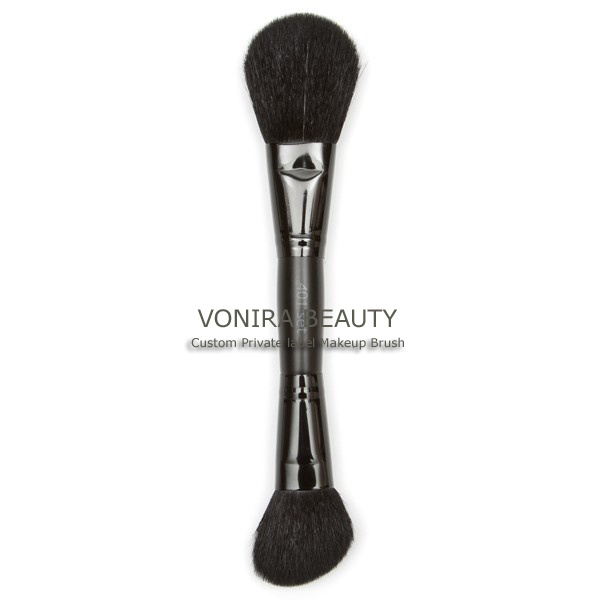 Double Ended Powder & Contour Blush Brush-Custom Private Label