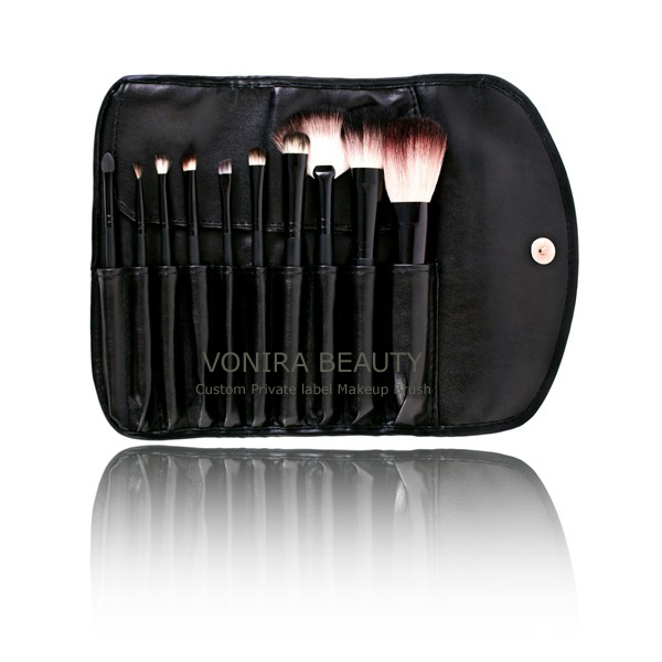 10pcs Cosmetic Brush Set-Custom OEM Private Label