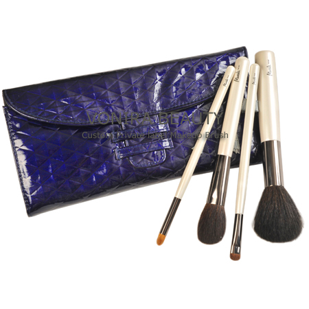 Murale Cosmetic Bag and Holiday Brush Kit