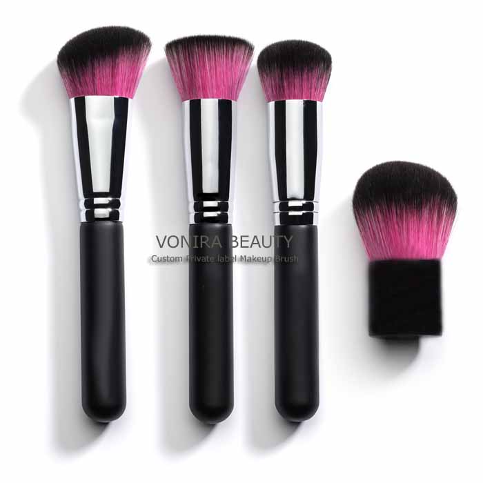 Custom Customer Private Logo Pink Hair Makeup Brushes