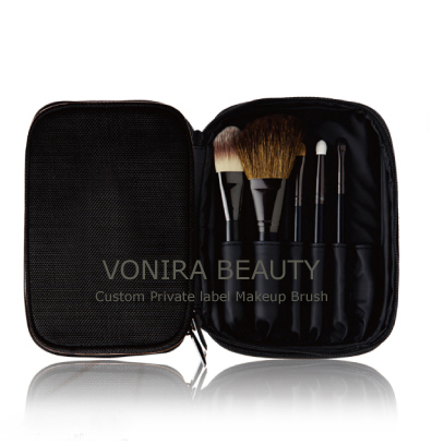 Vonira mini 5pcs cosmetic brush kit