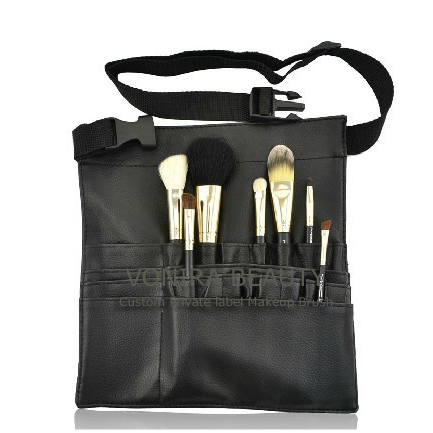 Makeup Brush Guards on Cosmetic Brush Case Yfv712 Vonira 7pcs Pink Cosmetic Brush Case