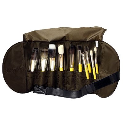 Mineral Essential 10 Piece Makeup Brush Set - Travel Line