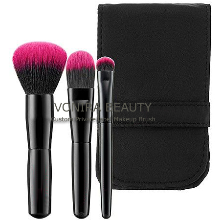 3pcs cosmetic brush set