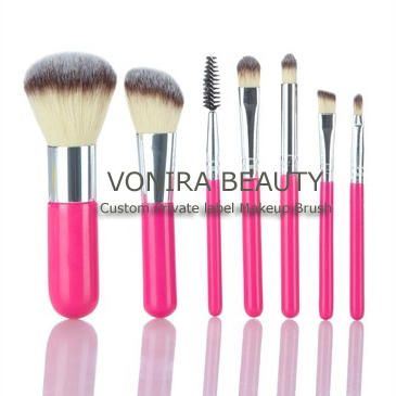 Summer Pink Cosmetic Brush Kit