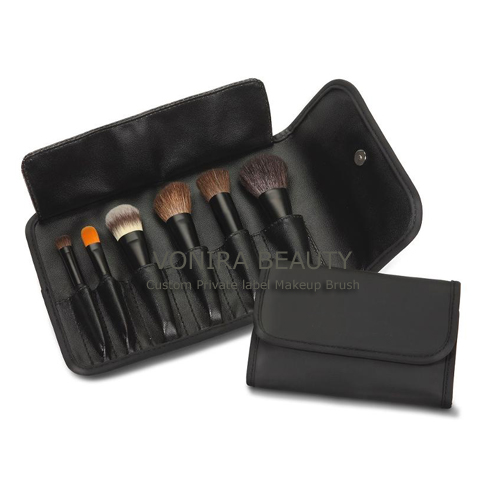 Mini Travel Luxury 6PCS Cosmetic Brush Set