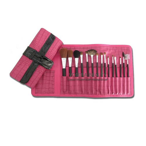 16PCS Professional Cosmtic Make-up Brush Set with Graceful Pouch