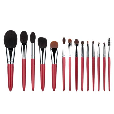 Vonira 14pcs Makeup Brushes Set Professional Premium Natural Synthetic Mixed Mak