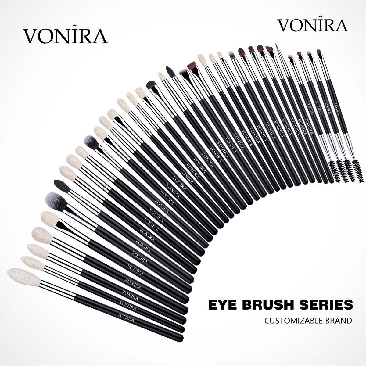 ISO BSCI Certified Makeup Brush OEM/ODM Manufacturer Custom Wolesale Full Complete Professional Makeup Eye Brushes Kit