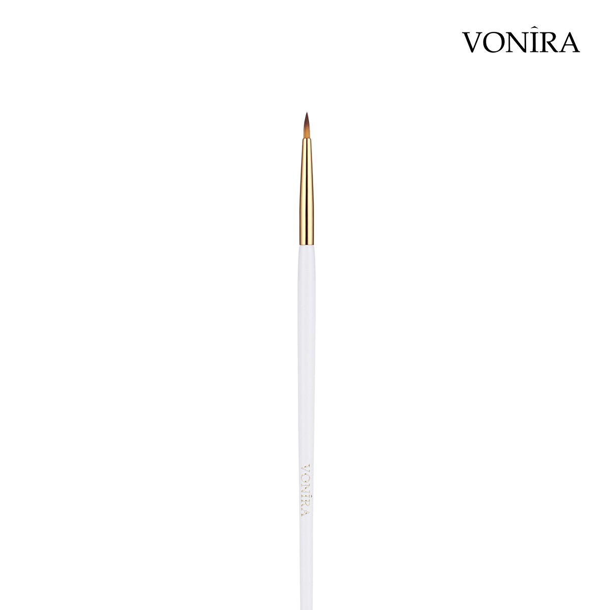 Best Manufacturer Vonira Beauty Direct Wholesale Fine Eye Liner Makup Brush With Gold Copper Ferrule