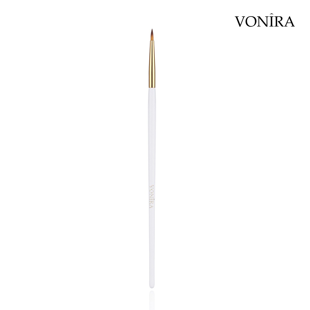 Best Manufacturer Vonira Beauty Direct Wholesale Fine Eye Liner Makup Brush With Gold Copper Ferrule