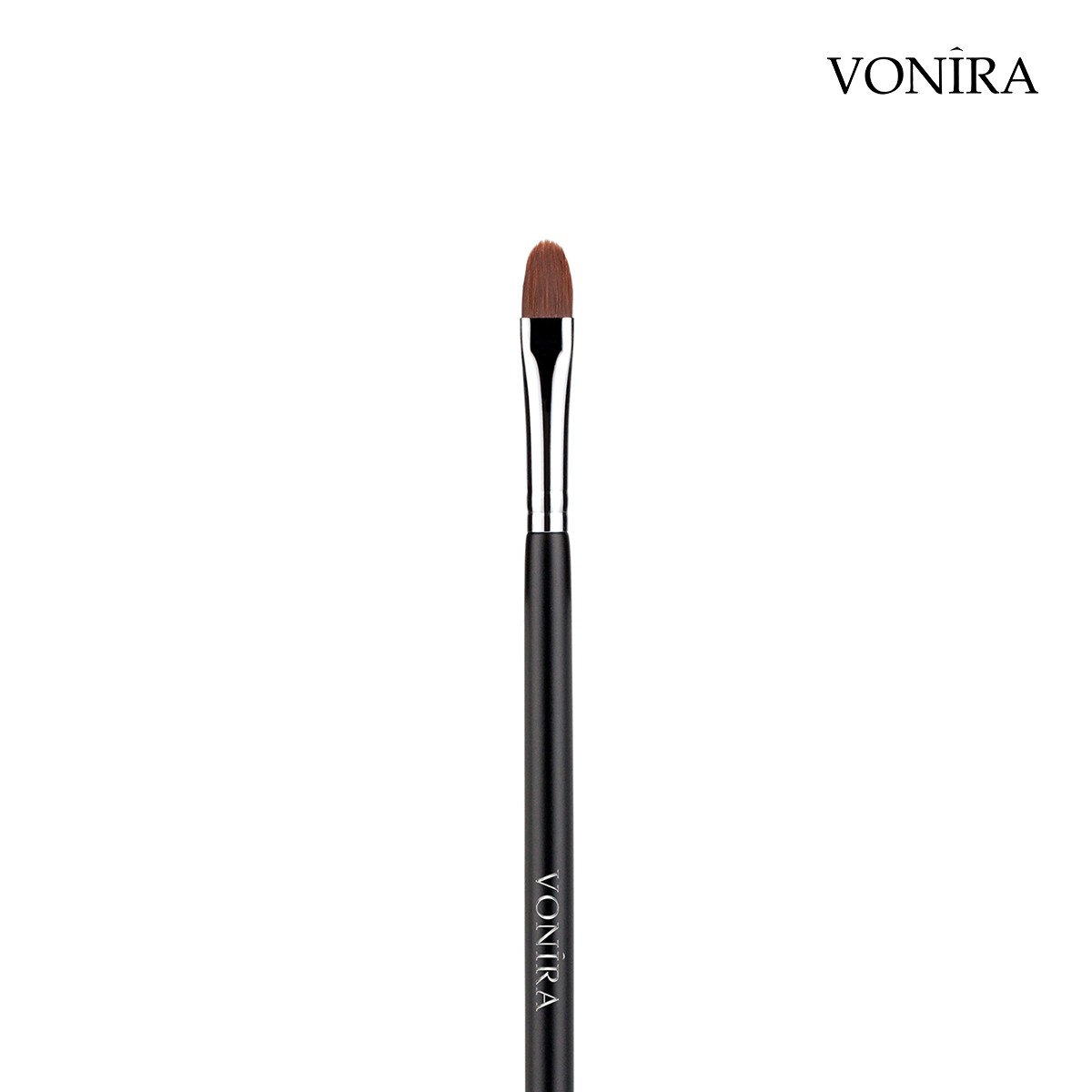 Best Manufacturer Vonira Beauty Large Makeup Lip Cream Eyeshadow Concealer Brush With Silver Copper Ferrule Black Handle Custom Private Label Service