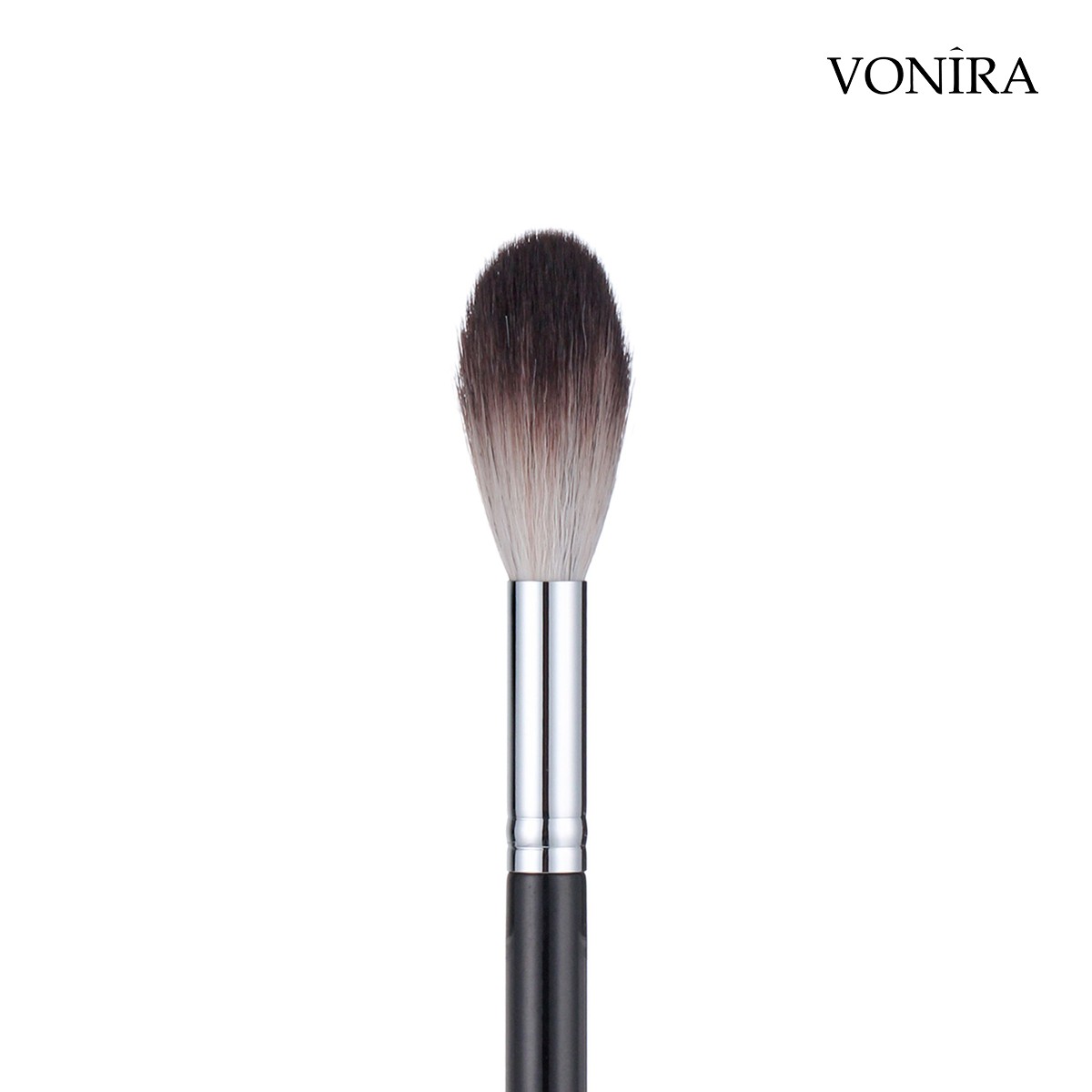 Vonira Beauty Professional Blending Brush Black Long Handle Soft Pro Face Blender Highlither Makeup Powder Brush Custom Private Logo