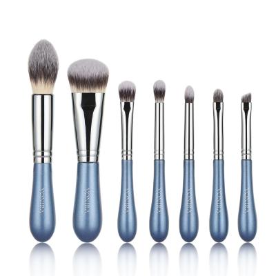 Vonira Brand New Mini Travel Makeup Brush Kit Vegan Make up Cosmetic Brushes Kit Private Label High Quality 7 Pieces