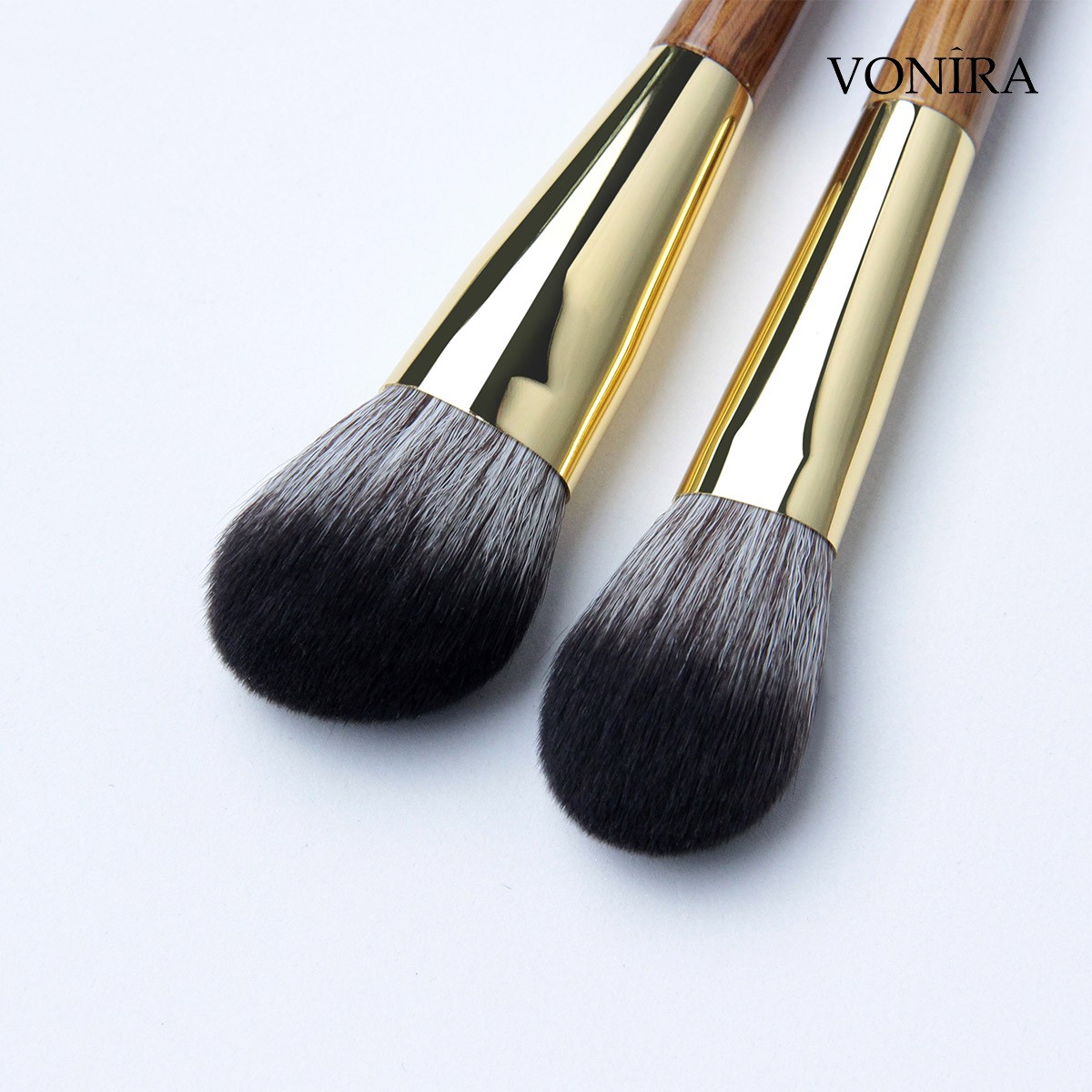 Vonira Beauty Luxury 8 Pieces Make up Brushes Synthetic Vegan Professional Makeup Brush Set Private Label Brochas De Maquillage