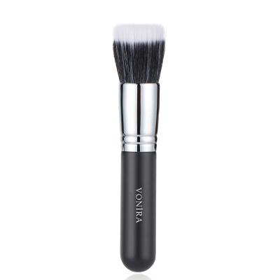 Vonira Beauty Custom Private Label Luxury Air Brush Large Duo Fiber Flat Buffering Stippling Brush
