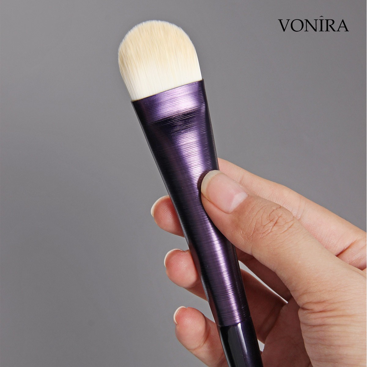 Vonira Custom Private Label OEM ODM High End Luxury Best Price 7 Pcs Purple Cosmetic Brushes Manufacturer China Makeup Brush Set