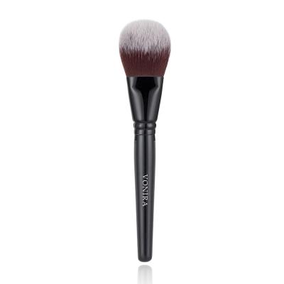 Vonira Beauty Custom Wholesale Hot Selling Perfectly Face Finishing Powder Bronzer Brush With Matte Black Copper Ferrule OEM ODM Logo