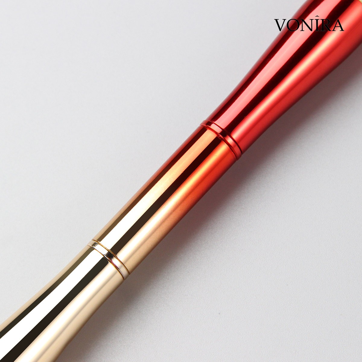 Vonira Double Ended Flat Angled & Flat Top Foundation Makeup Airbrush Buffering Contour Brushes With Private Label OEM Service