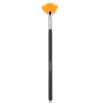 Vonira Beauty Large Eye Lash Fan Makeup Brush Facial Taklon Hair Skin Peeling Treatment Fan Mask Brush