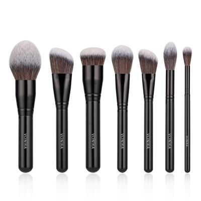 Vonira Beauty Factory Affordable Premium 7Piece Face Brush Set Custom Logo Vegan