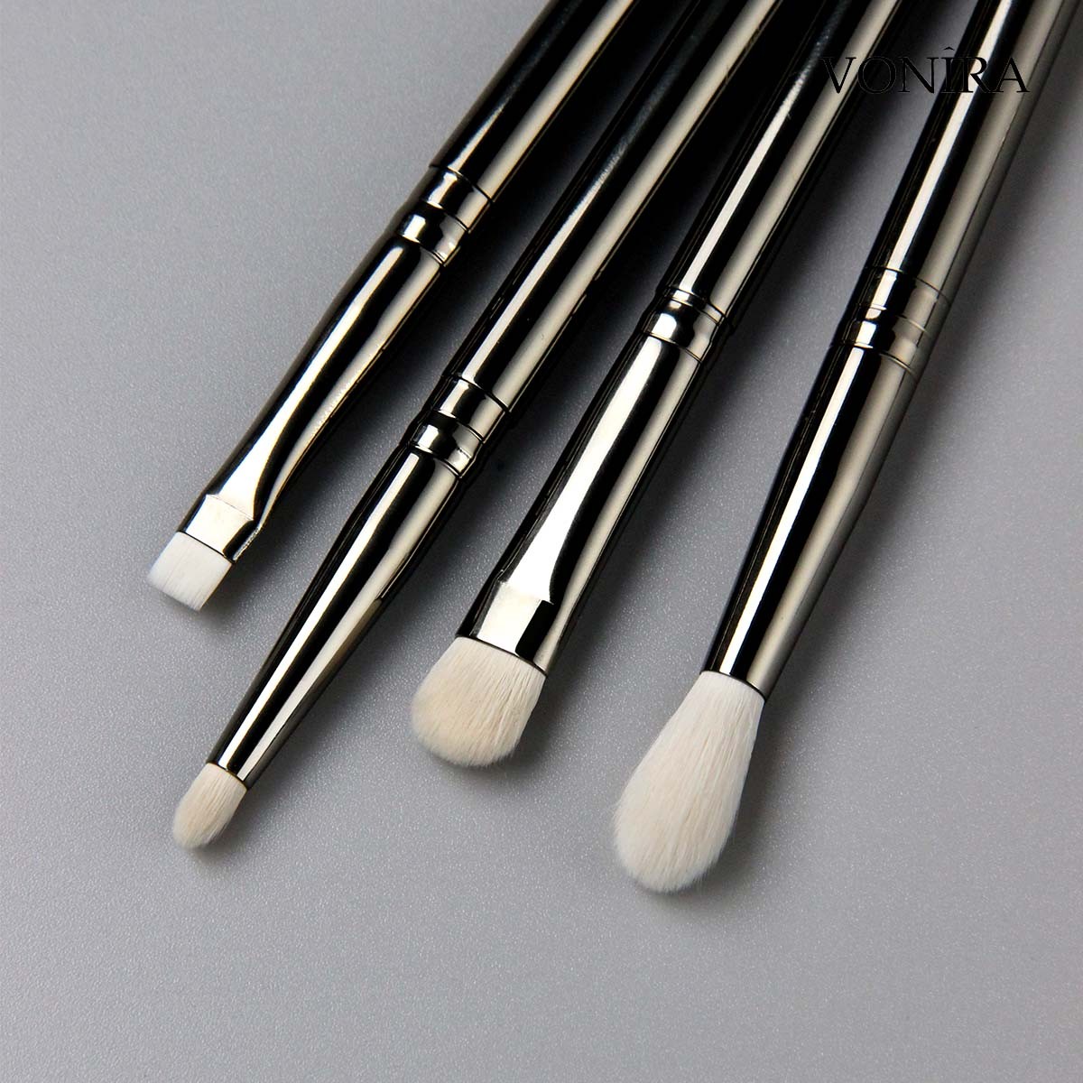 Vonira Beauty Factory New 10 Pieces Double Sided Luxury Faux Goat Hair Makeup Brush Set With Custom Private Label