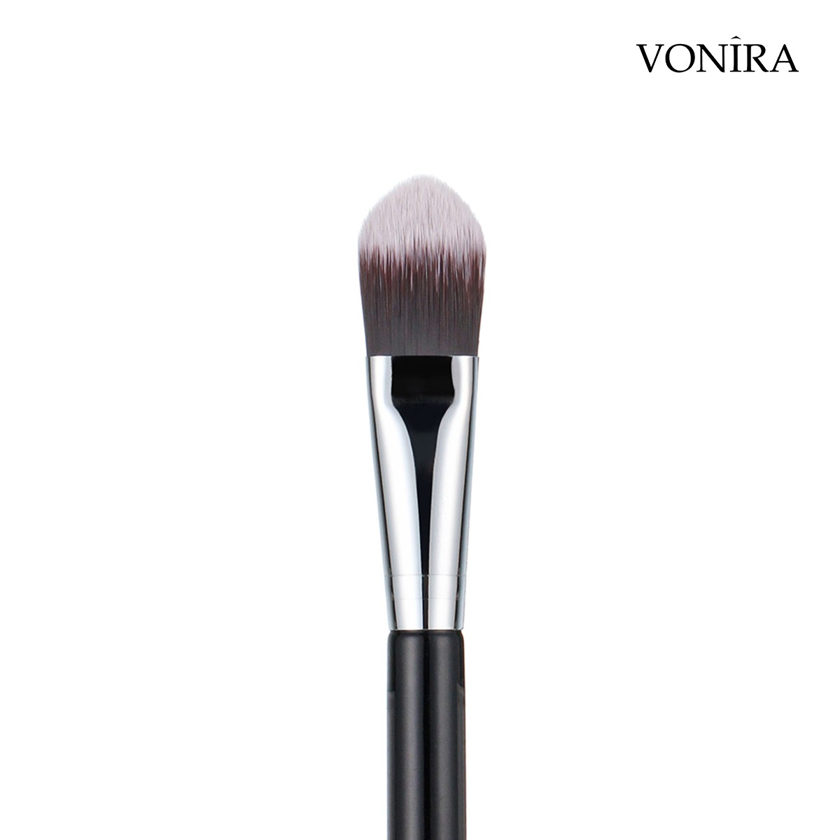 Vonira Beauty Wholesale Luxury Flat Foundation Makeup Brush 100% Cruelty Free Vegan Fiber Taklon Custom Private Label - Image 5