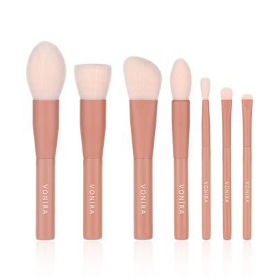 Vonira High End Luxury Best 7 Pcs Pink Cosmetic Brushes Manufacturer China Makeup Brush Set Custom Private Label OEM ODM