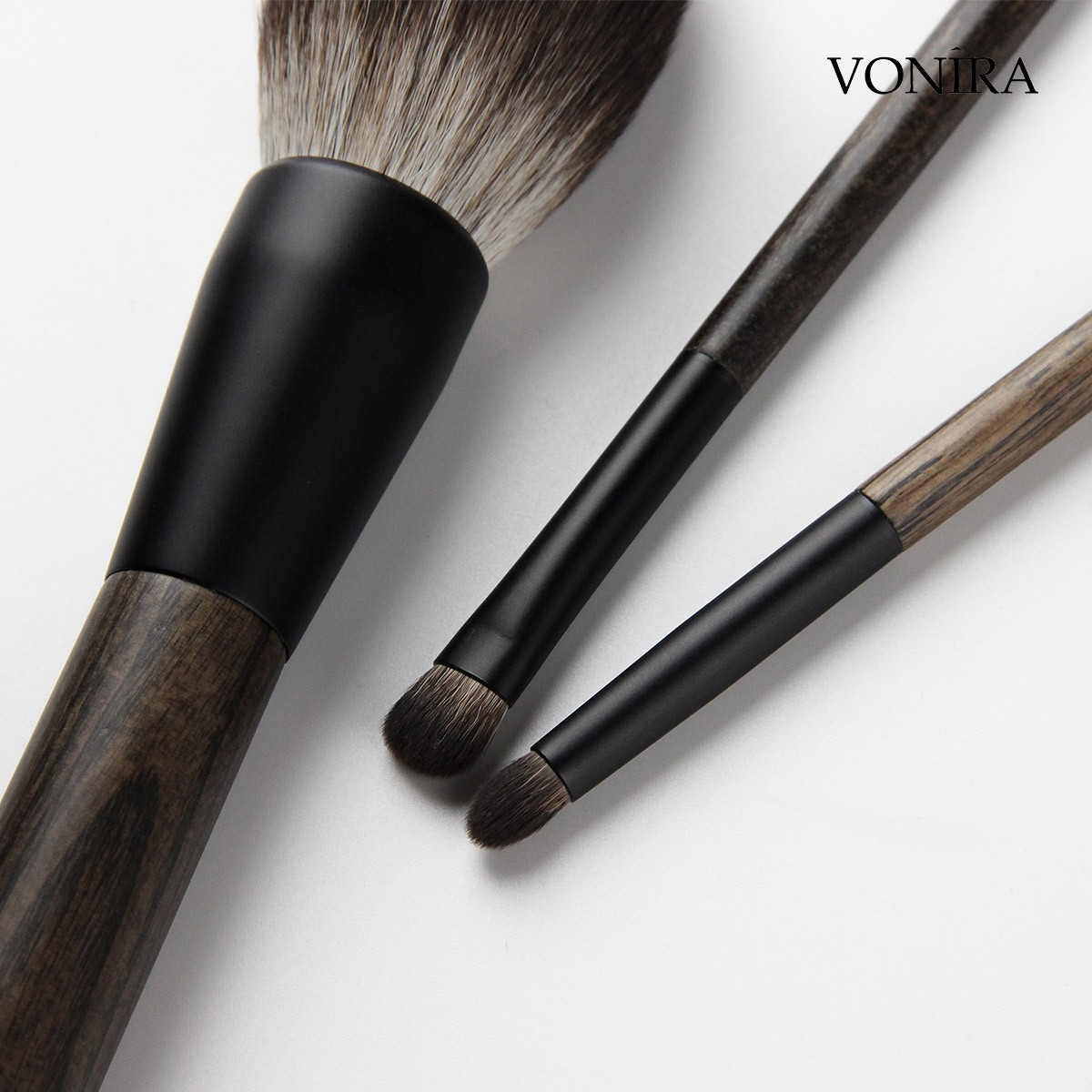 Vonira Beauty Factory High Grade Sustainable Vegan Cruelty Free Corn Fiber Synthetic Private Label Essential Makeup Brush Kit