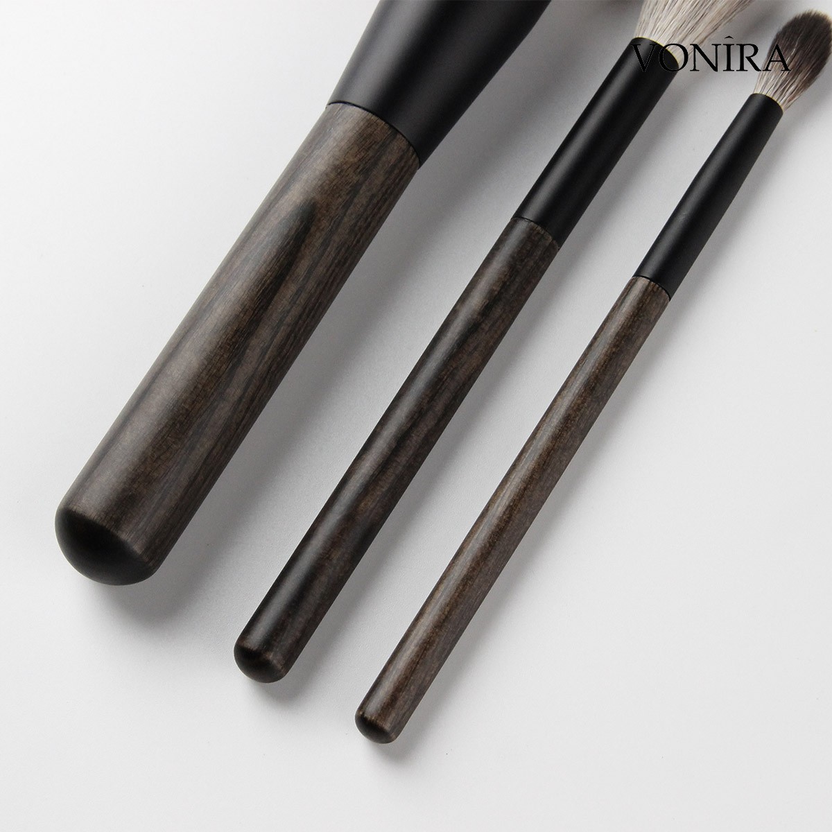 Vonira Beauty Factory High Grade Sustainable Vegan Cruelty Free Corn Fiber Synthetic Private Label Essential Makeup Brush Kit