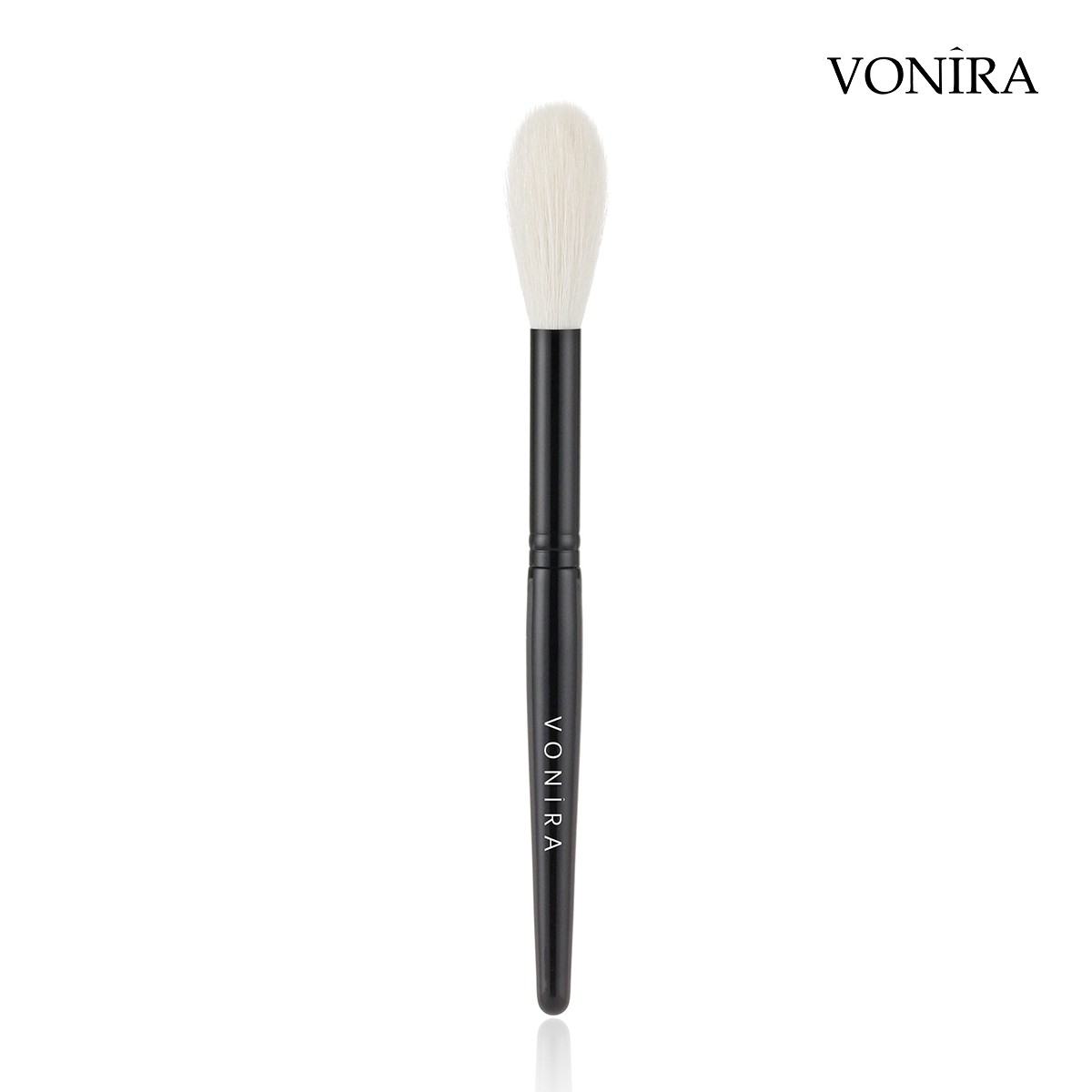 Vonira Custom Professional Large Pro Blending Brush Long Soft Bristles Highlighter Blusher Powder Makeup Brush Beauty Cosmetics Tool