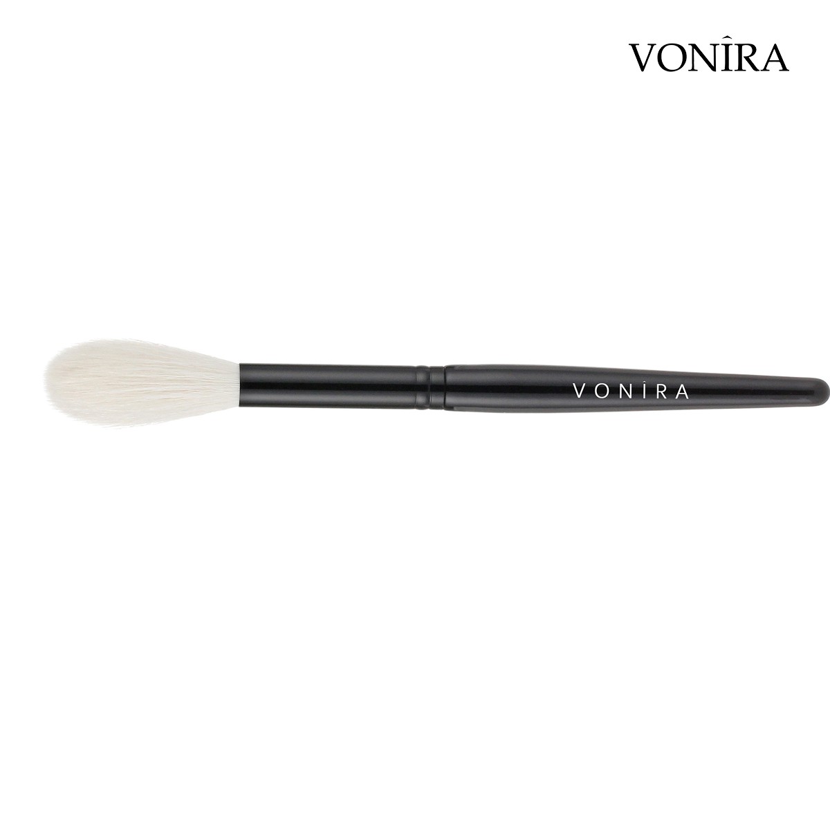 Vonira Custom Professional Large Pro Blending Brush Long Soft Bristles Highlighter Blusher Powder Makeup Brush Beauty Cosmetics Tool