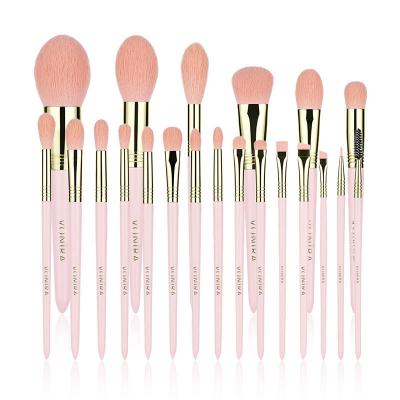 Luxury Pink Gold 21pcs Soft Makeup Brushes Set Professional Synthetic Make up Brushes Kit