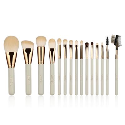 Makeup Brushes Set Manufacturer Vonira Beauty Professional Luxe Vegan Fibres Cosmetic Brushes Set (15-Piece)