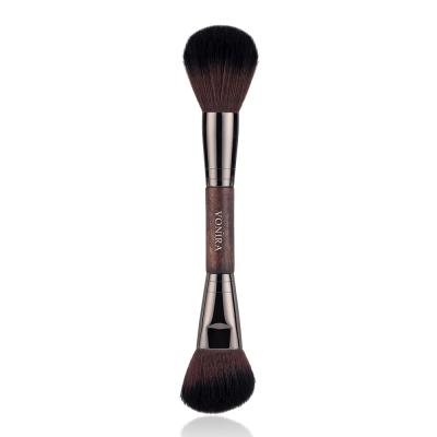 Vonira Beauty Manufacturer Wholesale Double Ended Cheekbone Sculpting Powder Blush Brush With Custom Logo Private Label Service