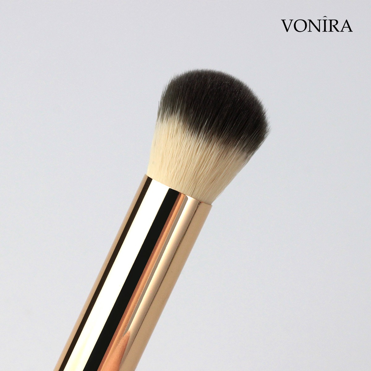 Vonira Beauty Manufacturer Wholesale Round Dome Double-Ended Concealer Brush Supplier Custom Logo Private Label Gradient Color