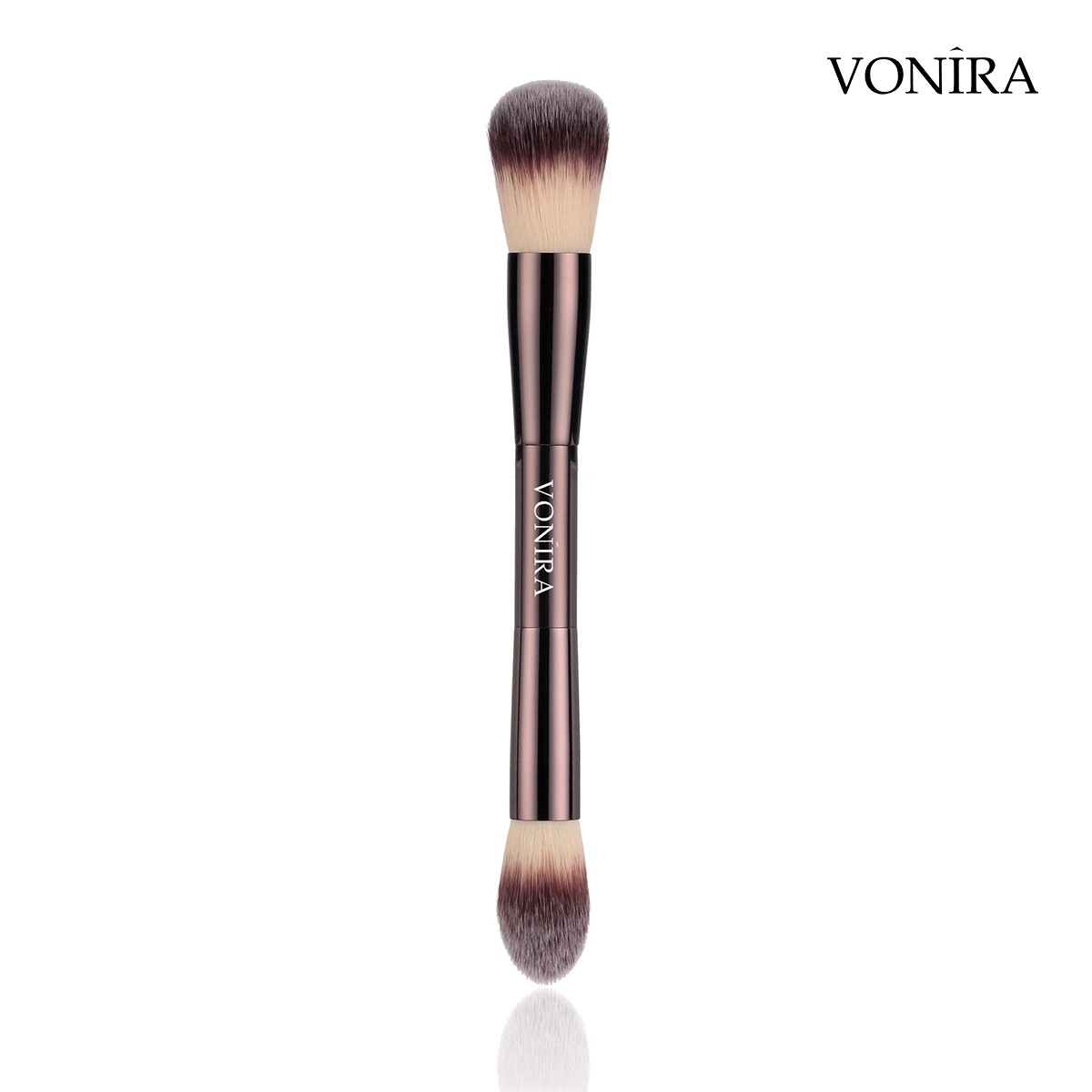 Vonira Beauty Manufacturer Multi-purpose Double-Ended Luxurious Cheekbone Blush Brushes Highlighter Brush Custom Private Label