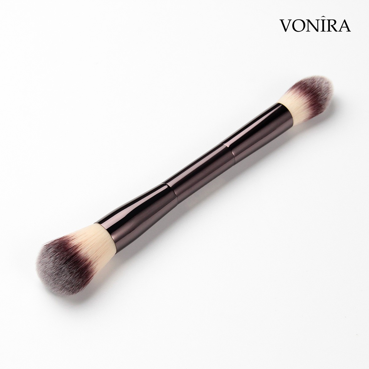 Vonira Beauty Manufacturer Multi-purpose Double-Ended Luxurious Cheekbone Blush Brushes Highlighter Brush Custom Private Label