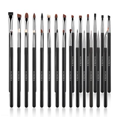 Vonira Beauty Precision Detail Eye Brush Set Custom Makeup Eyesahdow Eyebrow Eye Liner Tiny Basic Brushes Kit With Private Label