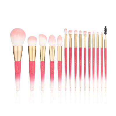 Synthetic 15 Pieces Professional Makeup Brush Set With Custom Private Label Service Makeup Brush Manufacturer